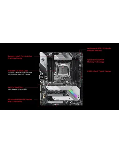 Placa base ASRock X299 Steel Legend LGA2066