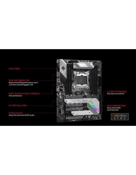 Placa base ASRock X299 Steel Legend LGA2066