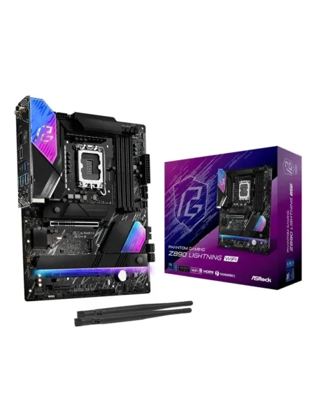 ASRock Z890 Lightning WiFi Intel LGA 1851 DDR5 M.2 PCIe 5.0 Thunderbolt 4 Wi-Fi 7