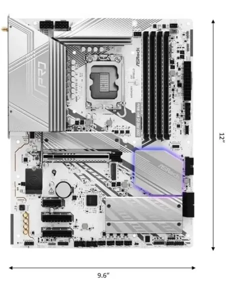 Placa base ASRock Z890 Pro RS WiFi White