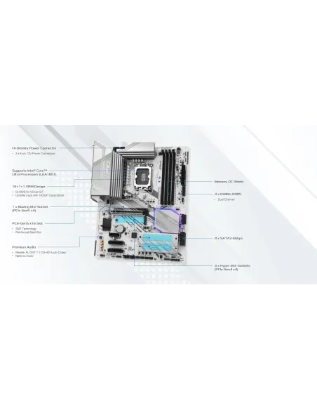 Placa base ASRock Z890 Pro RS WiFi White