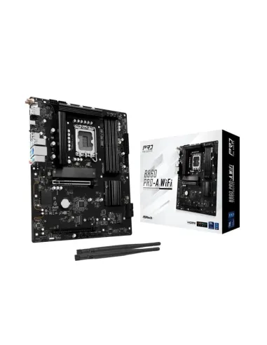 ASRock B860 Pro-A Intel Socket LGA 1851 ATX WiFi 6E DDR5 M.2 2.5G LAN