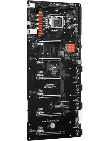 Placa base LGA1200 ASRock H510 Pro BTC+ para rigs