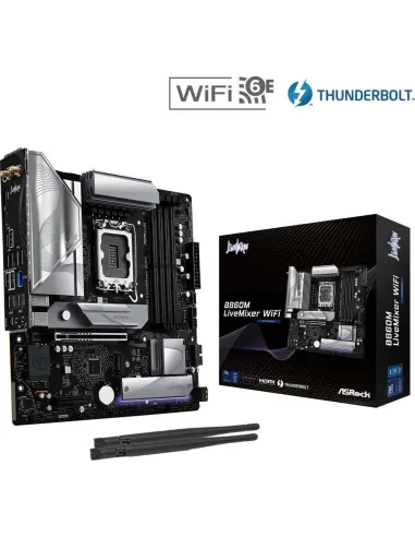 ASRock B860M LiveMixer WiFi Intel Socket LGA1851 Micro-ATX WiFi 6E