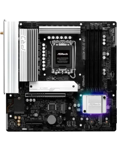 Placa base ASRock B860M Pro RS WiFi para Socket LGA1851