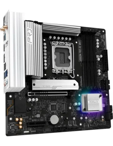 Placa base ASRock B860M Pro RS WiFi para Socket LGA1851