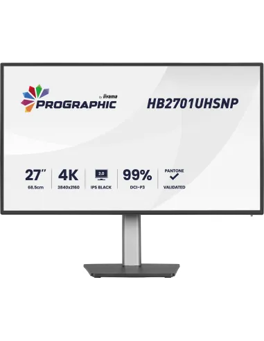 iiyama ProGraphic HB2701UHSNP-B1 27" UltraHD 4K 60Hz IPS Black HDR400 4 ms