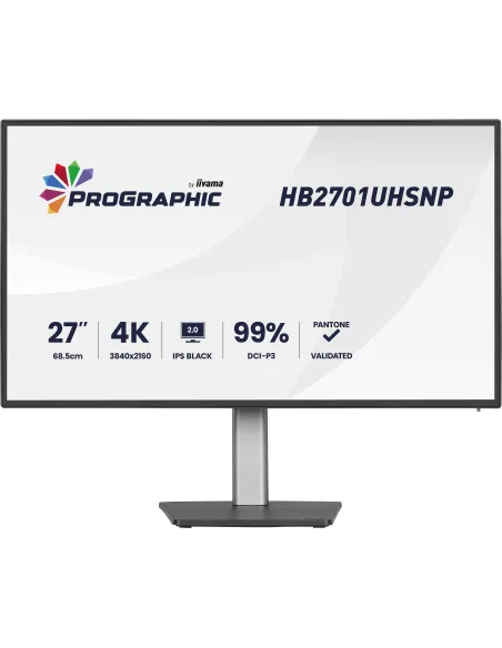 iiyama ProGraphic HB2701UHSNP-B1 27" UltraHD 4K 60Hz IPS Black HDR400 4 ms