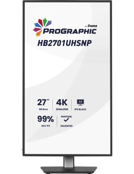 Monitor KVM 27" 4K Iiyama ProGraphic HB2701UHSNP-B1 USB-C