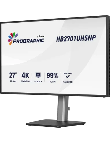 Monitor KVM 27" 4K Iiyama ProGraphic HB2701UHSNP-B1 USB-C