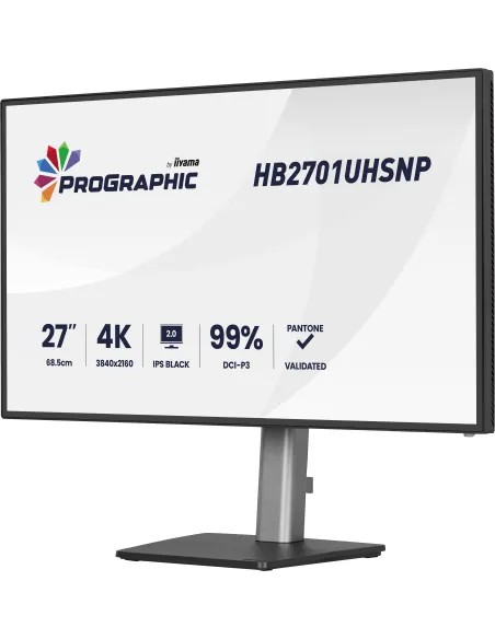 Monitor KVM 27" 4K Iiyama ProGraphic HB2701UHSNP-B1 USB-C