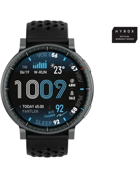 Amazfit Active Max Negro Bluetooth NFC 48,5mm AMOLED Negro Resistencia al Agua 5ATM Pulsómetro