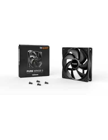 Ventilador de PC Be Quiet! Pure Wings 3 120mm Negro