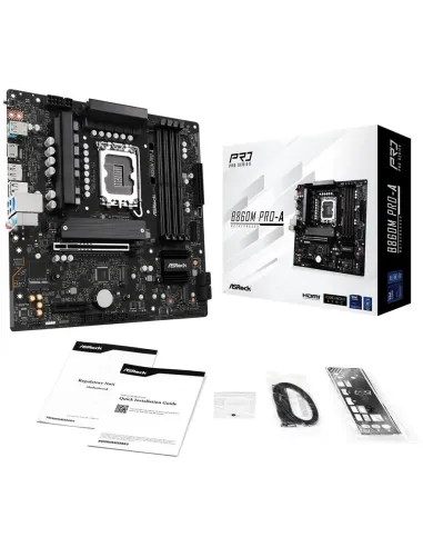 Placa base micro ATX para LGA1851 ASRock B860M Pro-A/TPM