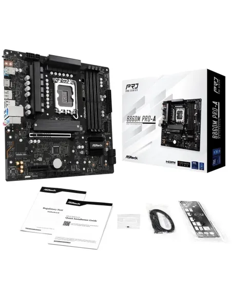 Placa base micro ATX para LGA1851 ASRock B860M Pro-A/TPM