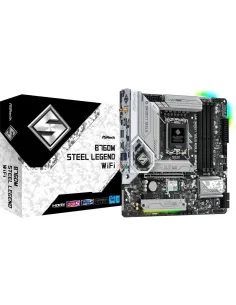 ASRock B760M Steel Legend WiFi Intel Socket LGA1700 Micro-ATX Wi-Fi 6E LAN 2.5G Bluetooth 5.3