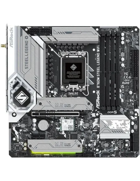 Placa base micro ATX ASRock B760M Steel Legend WiFi