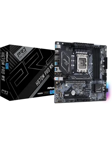 ASRock H670M Pro RS Intel Socket LGA1700 Micro-ATX DDR4