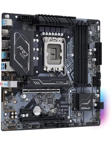 Placa base ASRock H670M Pro RS Micro-ATX para Socket LGA1700