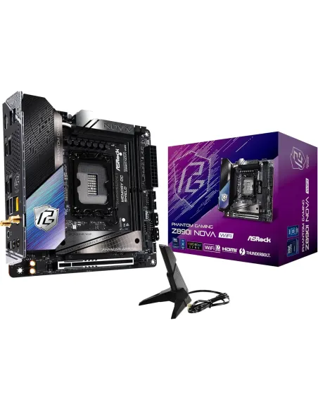 ASRock Z890I Nova WiFi Intel Socket LGA1851 Mini ITX  WiFi 7 DDR5 9466 MHz