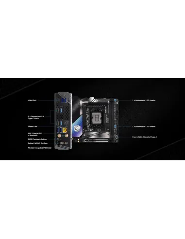 Placa base Mini-ITX LGA1851 ASRock Z890I Nova WiFi