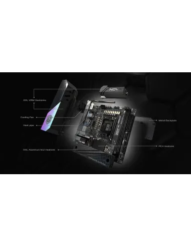 Placa base Mini-ITX LGA1851 ASRock Z890I Nova WiFi
