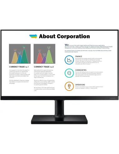 Samsung LF24T450FQR 24" LCD IPS Full HD 75Hz