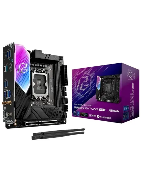 ASRock Phantom Gaming B860I Lightning WiFi Intel Socket LGA1851 Mini-ITX