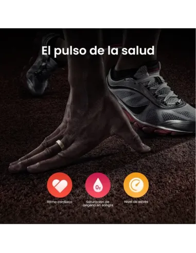 Anillo Inteligente Amazfit Helio Ring Titanio  talla 12