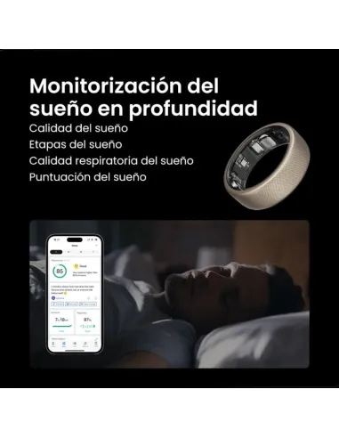 Anillo Inteligente Amazfit Helio Ring Titanio  talla 12