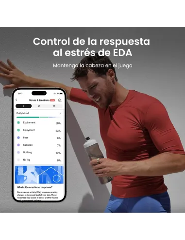 Anillo Inteligente Amazfit Helio Ring Titanio talla 8