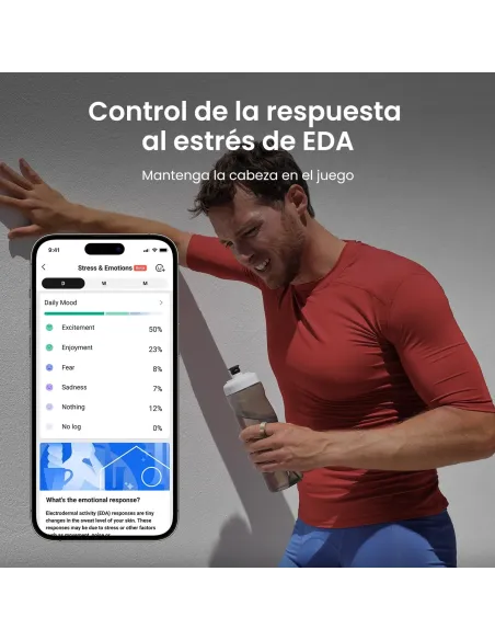 Anillo Inteligente Amazfit Helio Ring Titanio talla 8