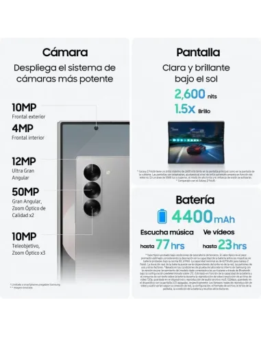 Smartphone Samsung Galaxy Z Fold6 5G 12/256GB Rosa