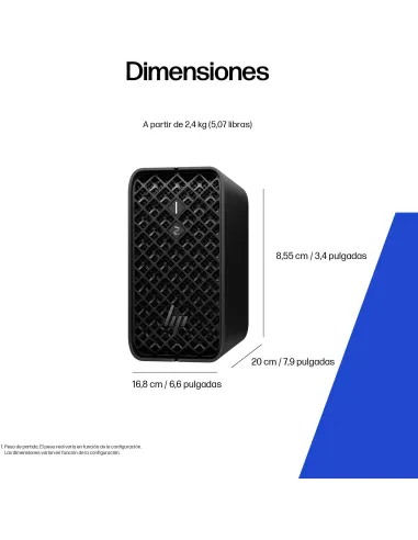 Workstation mini PC HP Z2 Mini G1a A40N1ET para IA local