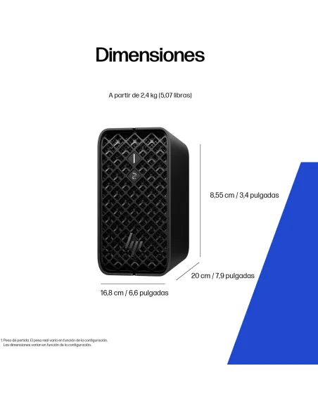 Workstation mini PC HP Z2 Mini G1a A40N1ET para IA local