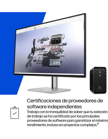 Workstation mini PC HP Z2 Mini G1a A40N1ET para IA local