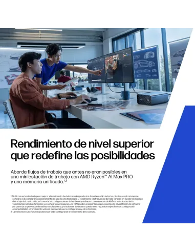 Workstation mini PC HP Z2 Mini G1a A40N0ET para IA local
