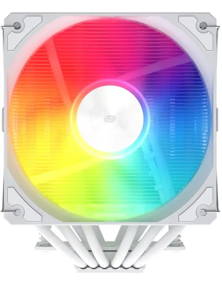 Disipador CPU FSP MP7-WA blanco doble torre ARGB