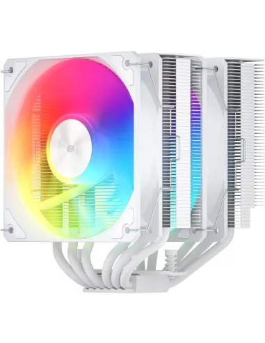 Disipador CPU FSP MP7-WA blanco doble torre ARGB