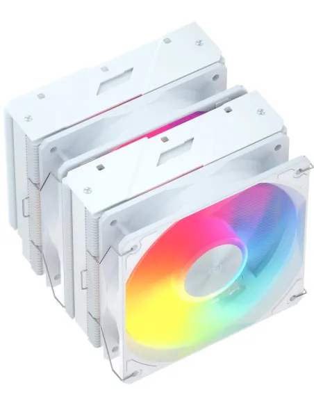 Disipador CPU FSP MP7-WA blanco doble torre ARGB