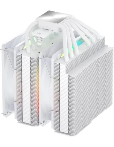 Disipador CPU FSP MP7-WA blanco doble torre ARGB