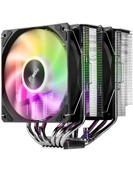 Disipador CPU FSP MP7 ARGB Negro doble torre 153 mm