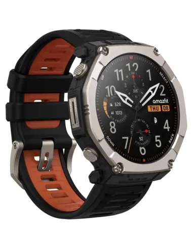 Amazfit T-Rex Ultra 2 W2550GL2N Negro GPS NFC AMOLED Titanio Negro Marrón Talla Única Resistencia Agua 10ATM