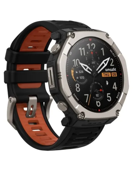 Amazfit T-Rex Ultra 2 W2550GL2N Negro GPS NFC AMOLED Titanio Negro Marrón Talla Única Resistencia Agua 10ATM