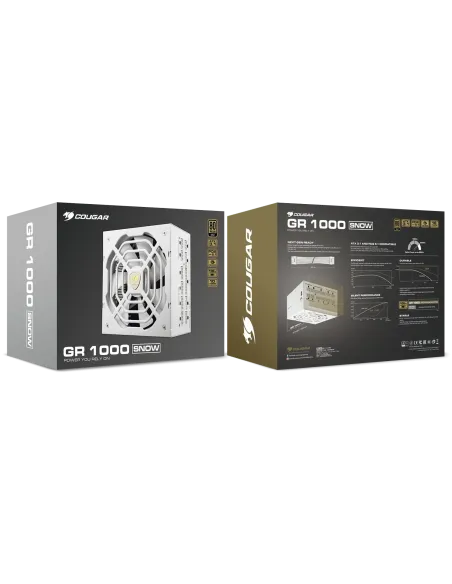 Cougar GR 1000W Snow 80 PLUS Gold ATX 3.1