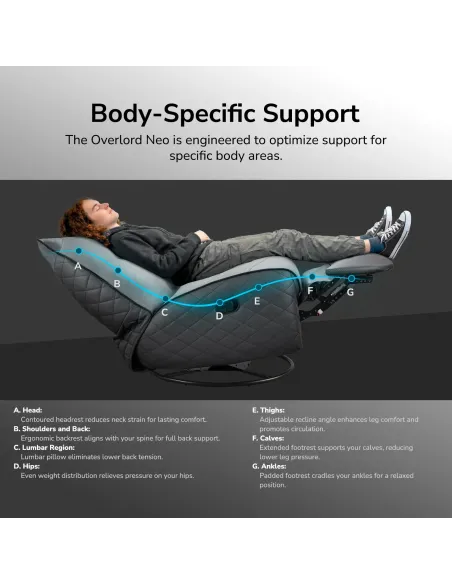 Sofá gaming reclinable COUGAR Overlord Neo Trimotion