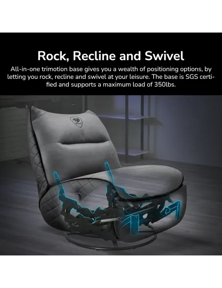 Sofá gaming reclinable COUGAR Overlord Neo Trimotion