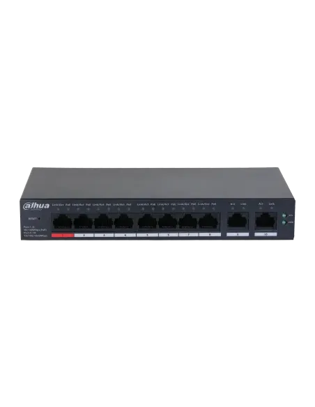Switch PoE Dahua DH-CS4010-8ET2GT-110 con DoLynk