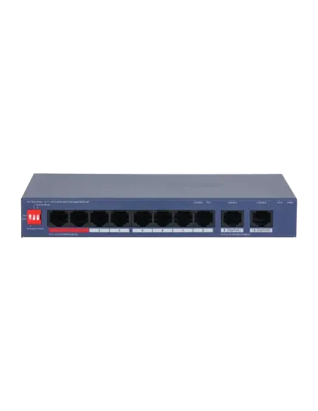 Dahua CS4010-8ET2GT-110 Switch Administrado para Videovigilancia de10 puertos con PoE de 8 puertos