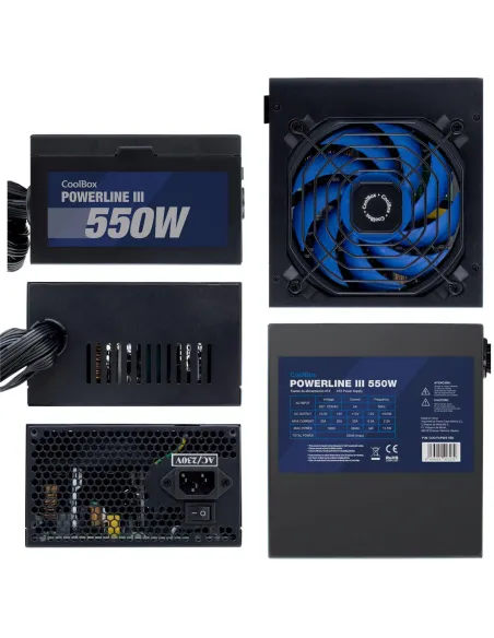 Fuente de Alimentación CoolBox PowerLine3 550W